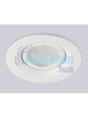Встраиваемый поворотный точечный светильник Ambrella light TN102741 WH белый IP20 GU5.3 D95*25