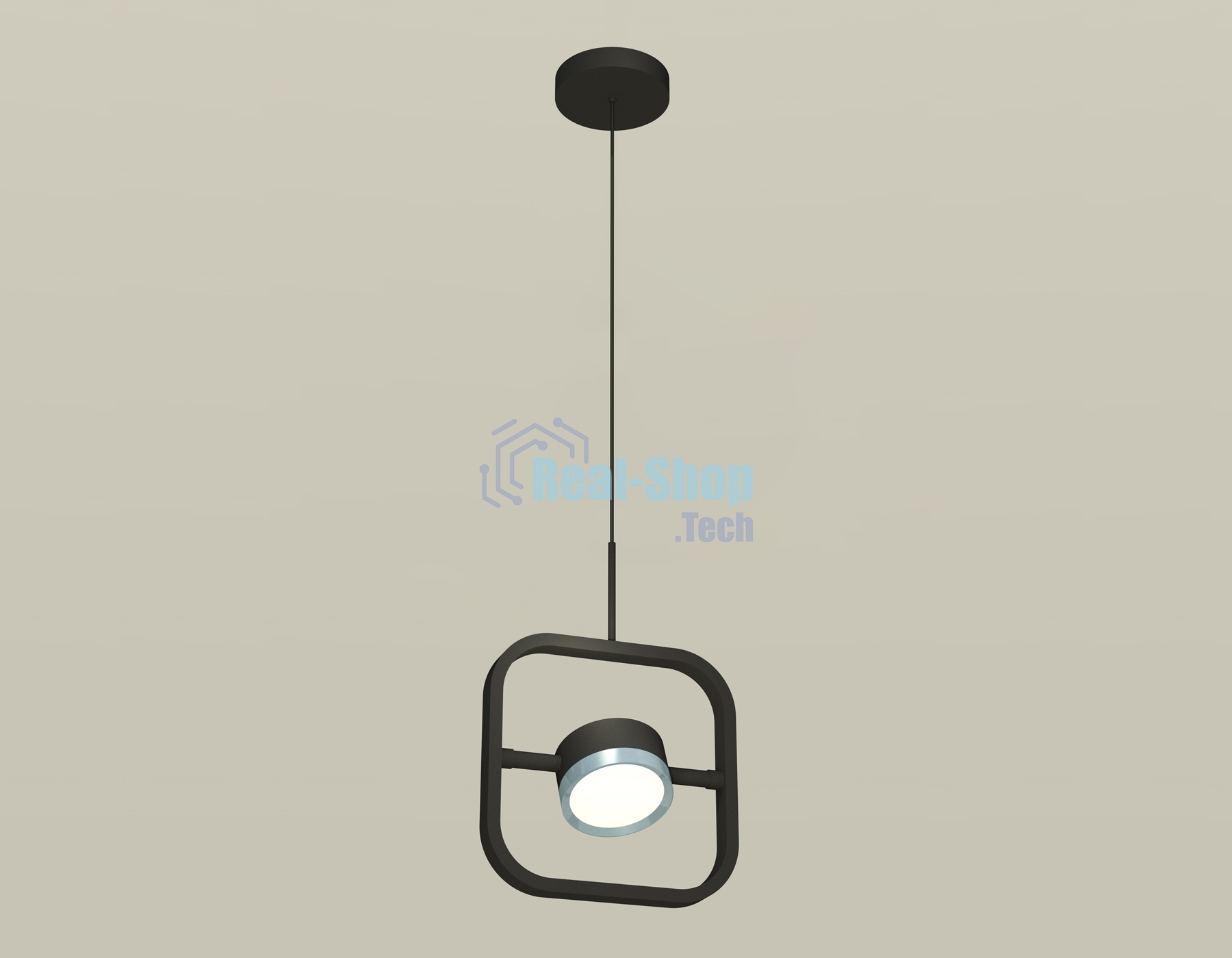 Светильник Ambrella light XB9119102 SBK/PPH черный песок/графит полированный GX53 (C9119, N8133)