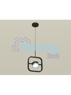 Светильник Ambrella light XB9119102 SBK/PPH черный песок/графит полированный GX53 (C9119, N8133)
