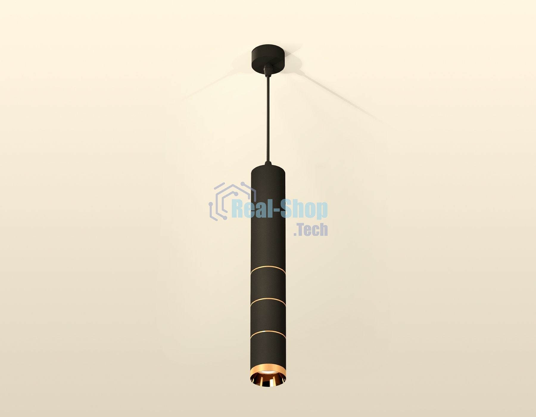 Светильник Ambrella Light XP6302050 SBK/PYG черный песок/золото желтое полированное MR16 GU5.3