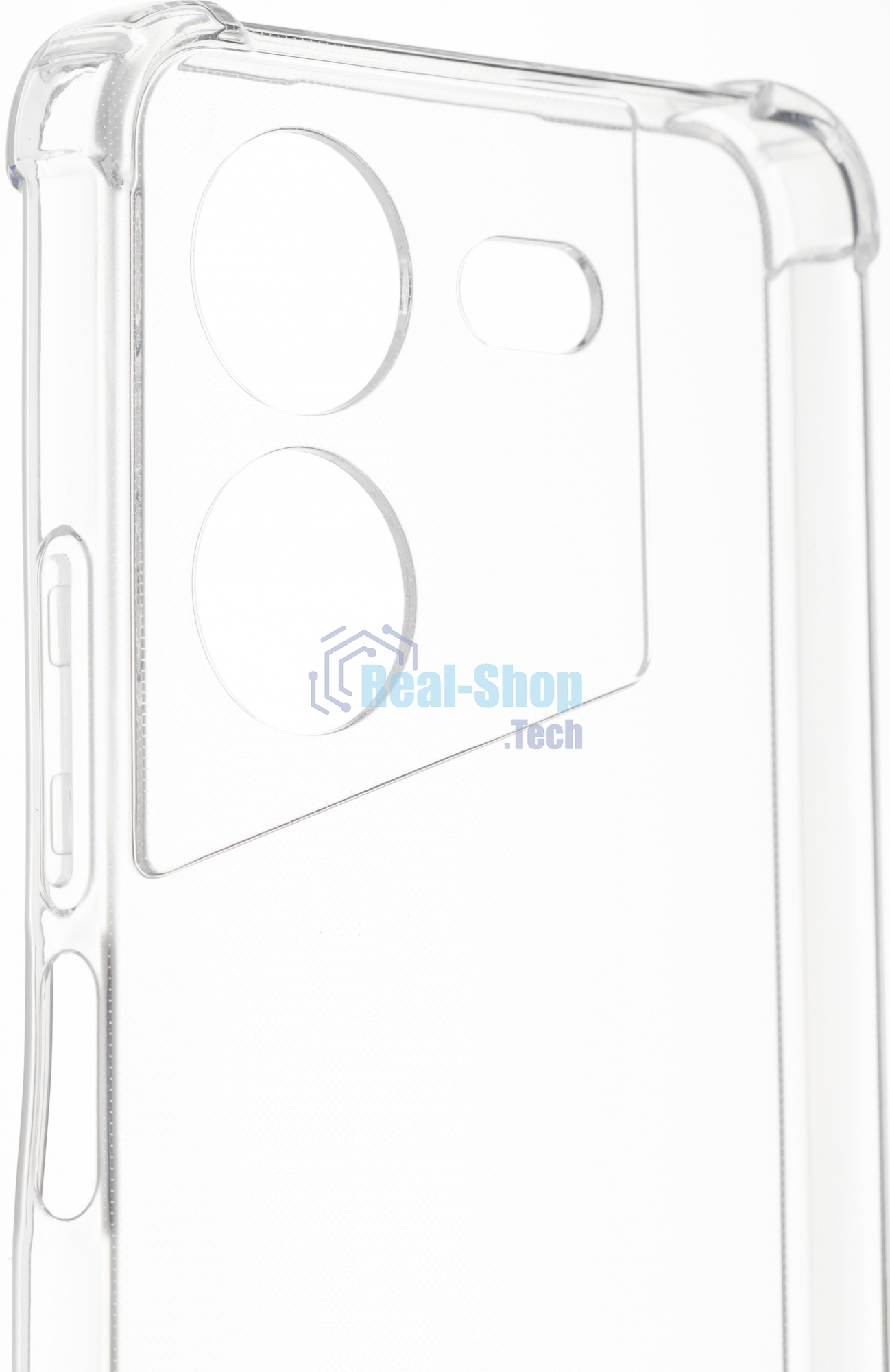 Чехол (клип-кейс) BoraSCO для Tecno Pova 5 Bumper Case прозрачный (72321)