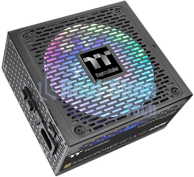 Блок питания Thermaltake Toughpower GF1 ARGb RTL (PS-TPD-0650F3FAGE-1), 650Вт, 80 PLUS Gold, 140мм, модульный, черный