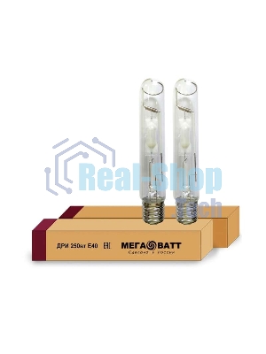 Лампа газоразрядная дуговая ртутная ДРИ 250/4000К E40 (25) МЕГАВАТТ 02966