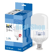 Лампа cветодиодная Iek LLE-HP-50-230-65-E40 HP 50Вт 230В 6500К E40 IEK
