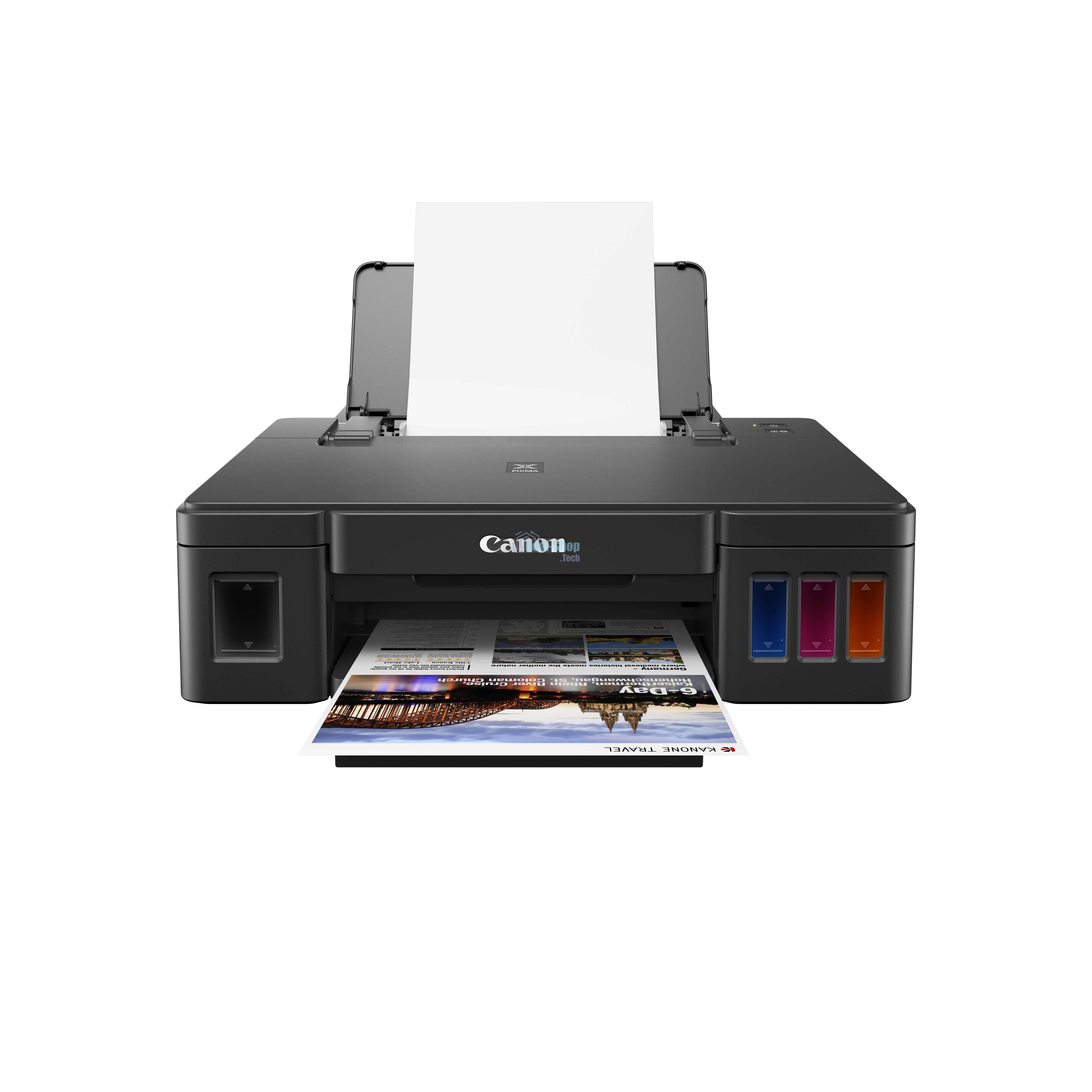 Принтер струйный Canon PIXMA G1410, 4-цветный струйный СНПЧ A4, 8.8 (5 цв) изобр./мин, 4800x1200 dpi, подача: 100 лист., USB, печать фотографий, печать без полей