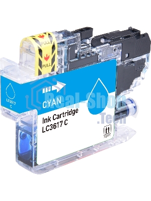 Картридж струйный Cactus CS-LC3617C голубой (14 мл) для Brother MFC-J2330DW/J2730DW/J3530DW/J3930DW