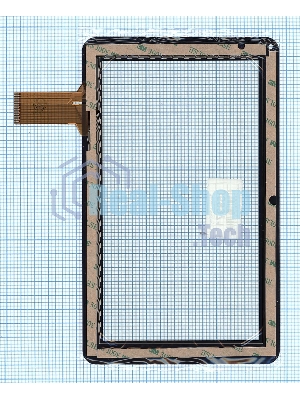 Сенсорное стекло (тачскрин) LH3039, черное