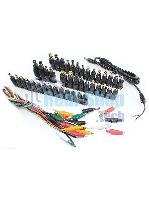 Набор из 42-х разъемов переходников для зарядки ноутбуков (42pcs/Set 5.5x2.1мм Multi-type Male Jack)