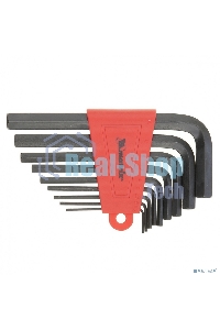 Набор ключей Matrix имбусовых hex 2.0–12мм crv 9 шт, удлиненные