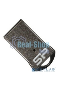 Флешка USB R/W Silicon Power 8Gb Touch T01 SP008Gb,UF2T01V1K USB 2.0 черный/серебристый
