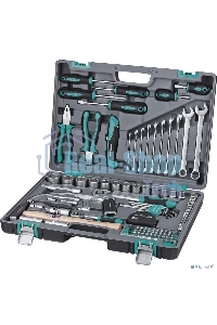 Набор инструментов STELS 141111/2'' 1/4'' CrV пластиковый кейс  98 предм.