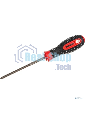 Отвертка крестовая Rexant PH 2х125 мм, трехкомпонентная рукоятка, сталь S2