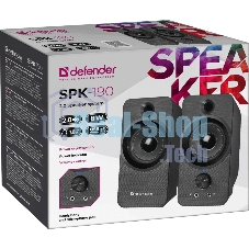 Акустическая система Defender 2.0 SPK-190 черный