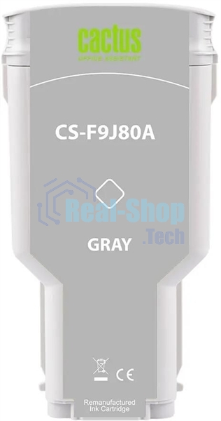 Картридж струйный Cactus CS-P2V72A №730 серый (300мл) для HP Designjet T1600/1700/2600