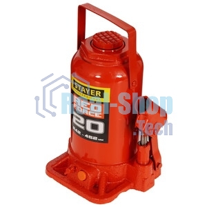 Домкрат STAYER 43160-20_z01 гидравлический бутылочный red force 20т 242-452мм