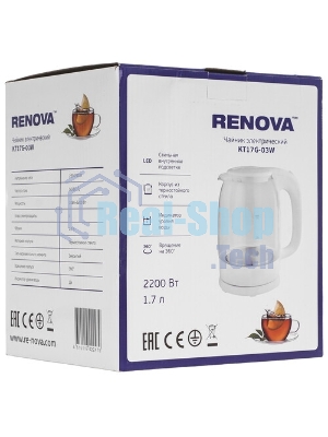 Чайник электрический Renova KT17G-03W