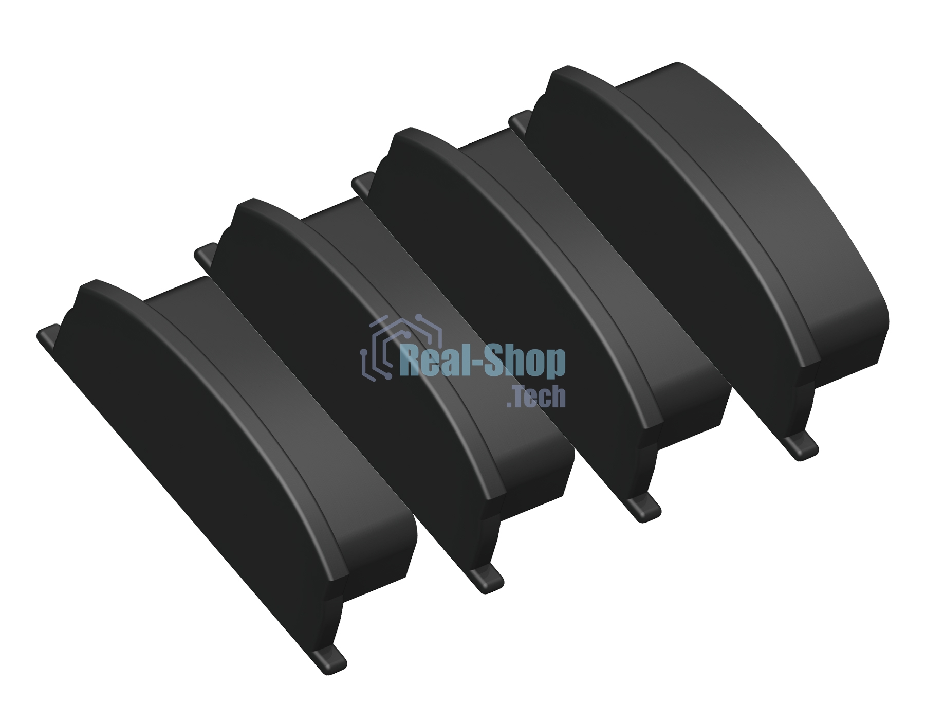 Заглушка для профиля GP8210 BK черный 18*4