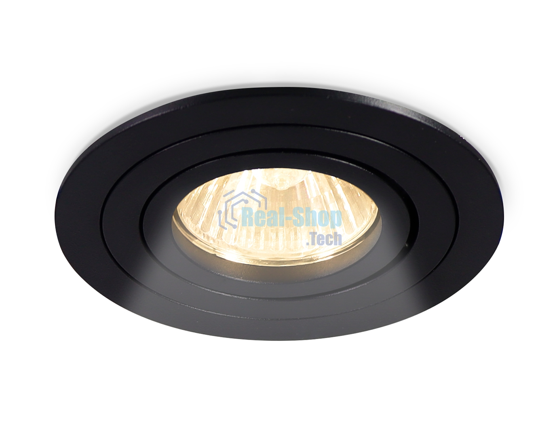 Светильник встраиваемый Ambrella light TN102502 BK черный GU5.3 D92*28