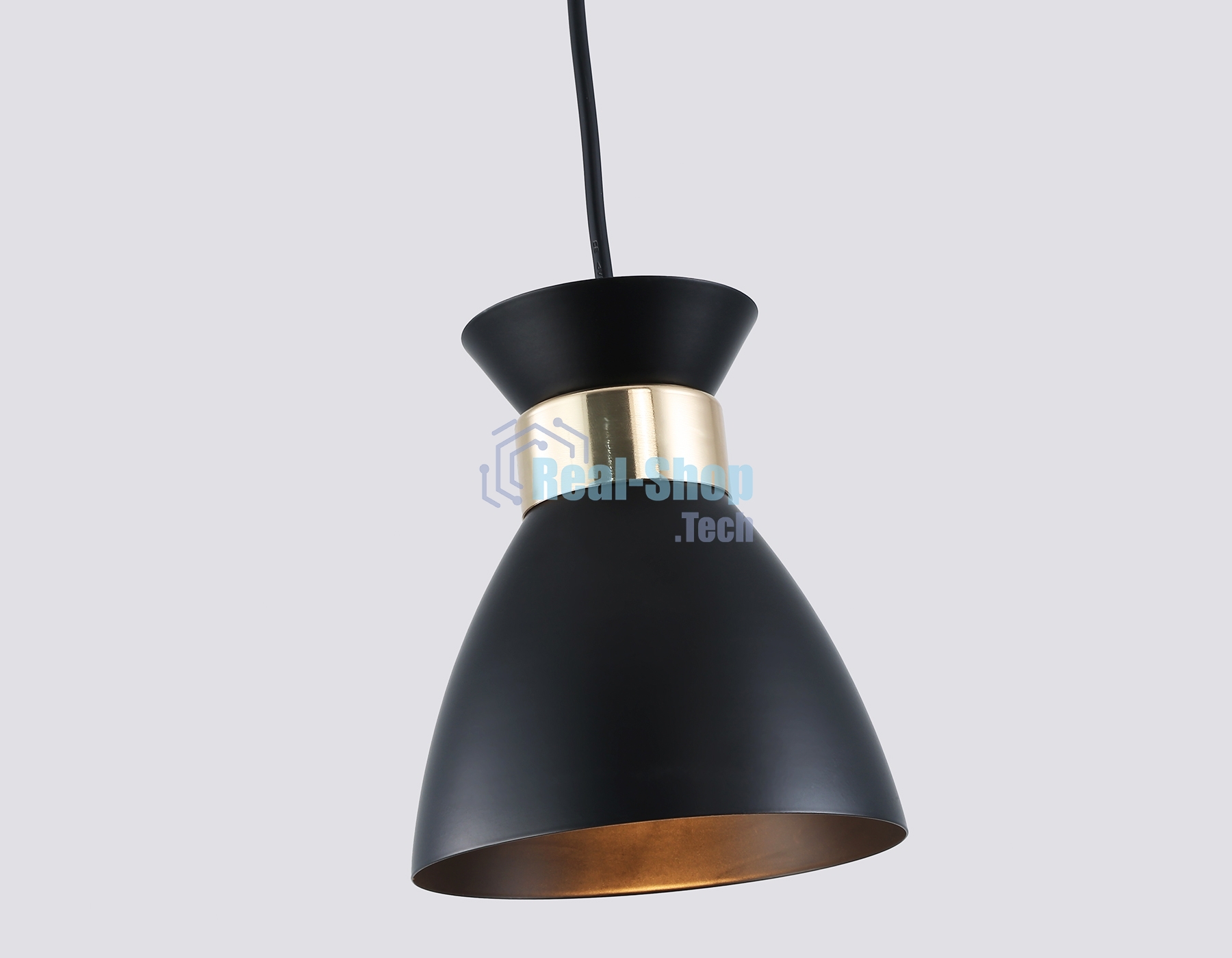 Светильник Ambrella light TR8468 BK/FGD черный/золото E27 max 60W D130*1000