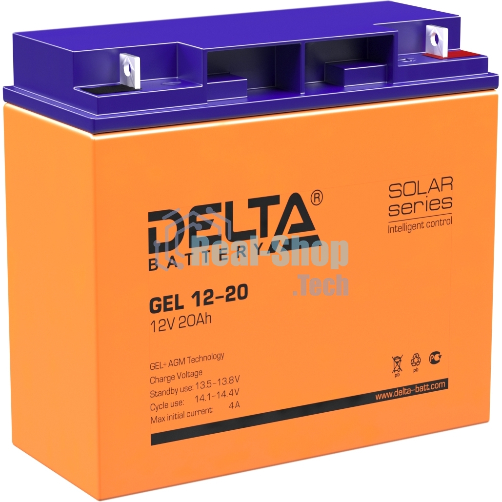 Батарея для ИБП Delta GEL 12-20 12В 20А·ч