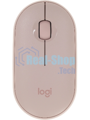 Мышь беспроводная Logitech Pebble M350 розовый, 1000 dpi, радиоканал, Bluetooth, USB, кнопки - 3