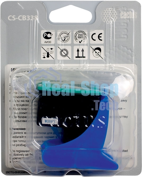 Картридж струйный Cactus CS-CB338 №141XL трехцветный (18 мл.) для HP DJ D4263/D4363/D5360/DJ J5783/J6413/PS C4273/C4283/C4343/C4383/C4473/C4483/C4583/C5283/D5363