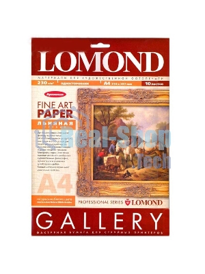 Холст Lomond Pigm Canvas P А4 10л 