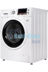 Стирально-сушильная машина Weissgauff WMD 6160 D белый, загрузка фронтальная 8 кг, 1200 об/мин, класс А+++