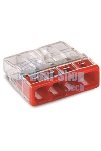 Клемма 4х(0.5-2.5мм) 4-х проводн. для распред. короб. (без п) WAGO 2273-204