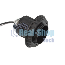 Патрон E27 Rexant с проводом 20 см черный