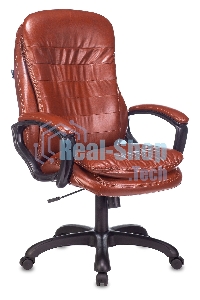 Кресло руководителя Бюрократ T-9950LT коричневый Boroko-37, искусственная кожа, крестовина пластик
