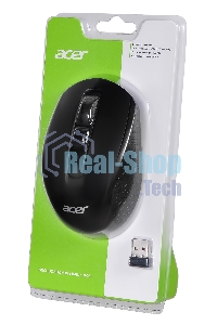 Мышь беспроводная Acer OMR060 черный, 1600 dpi, радиоканал, USB, кнопки - 6