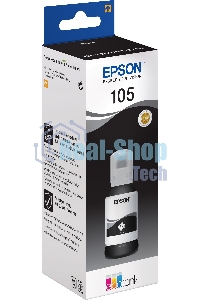 Чернила Epson 105BK C13T00Q140 черный (8000 стр.) (140мл) для Epson L7160/7180