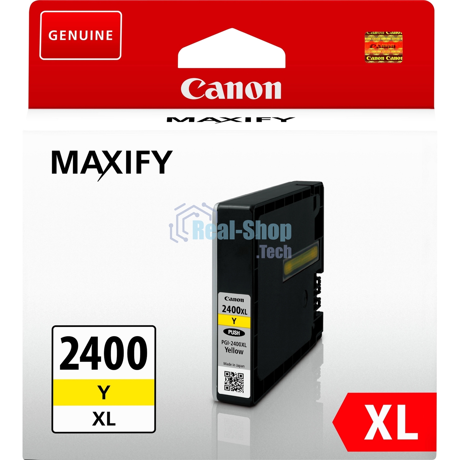 Картридж струйный Canon PGI-2400XL желтый (1520 стр. 19.3 мл) для Canon MAXIFY iВ4140/iB4040/МВ5040/МВ5340