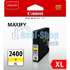 Картридж струйный Canon PGI-2400XL желтый (1520 стр. 19.3 мл) для Canon MAXIFY iВ4140/iB4040/МВ5040/МВ5340