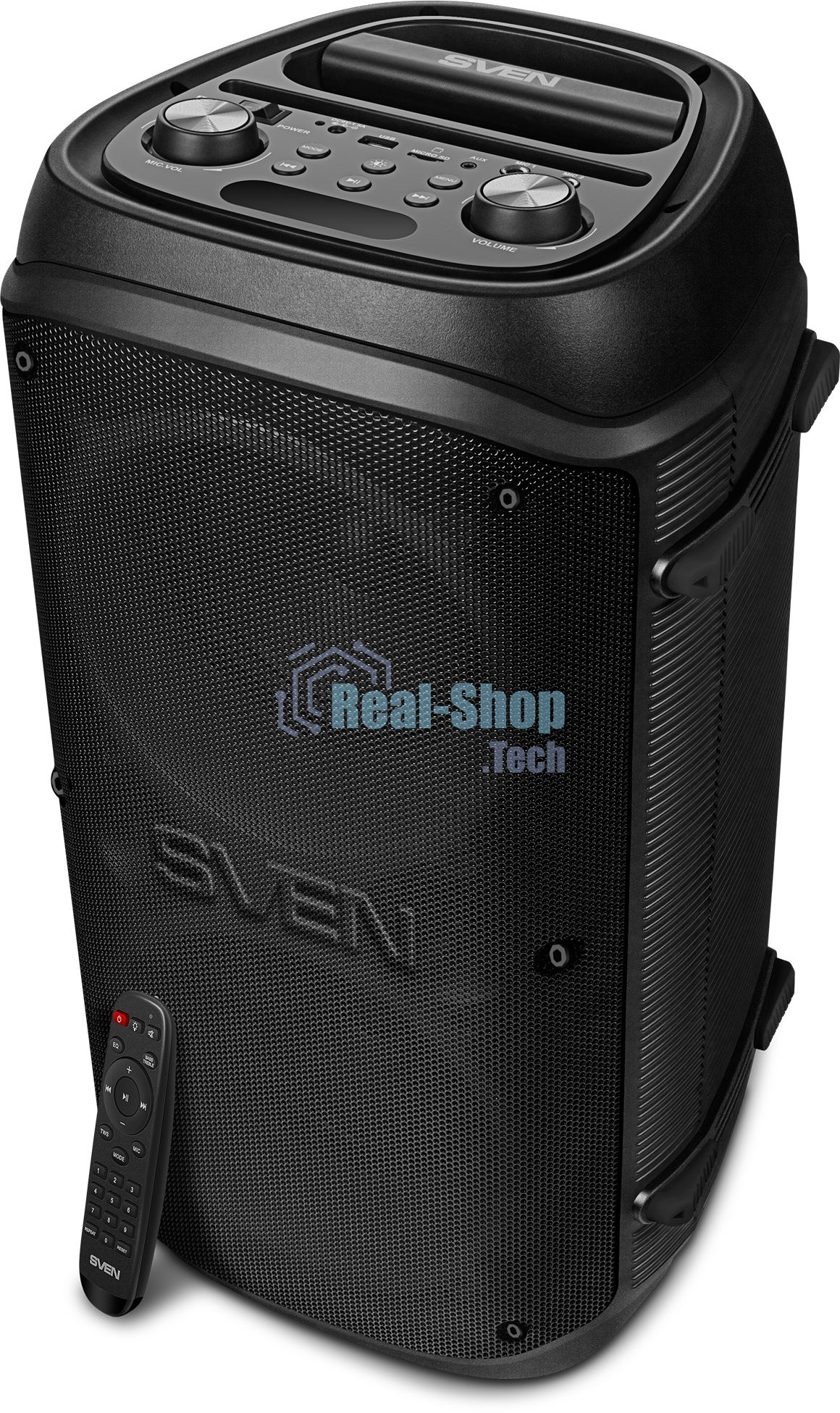 Колонка портативная Sven PS-800 черный 100W 2.0 BT 10м 4400mAh