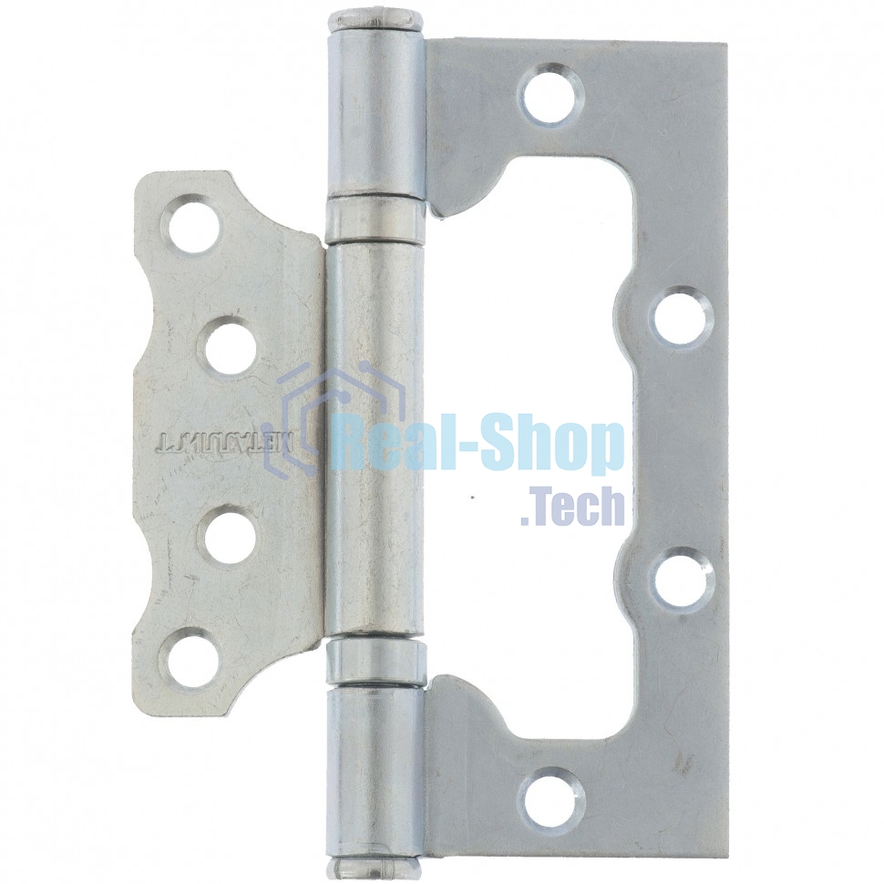 Петля накладная ПНУ-100, цинк, 4шт. (Металлист) Россия