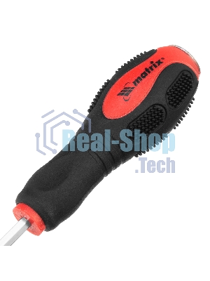 Отвертка Matrix Ударная, PH1x75 мм, двух-компонентная рукоятка, CrV