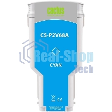 Картридж струйный Cactus CS-P2V68A №730 голубой (300мл) для HP Designjet T1600/1700/2600