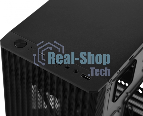 Компьютерный корпус AeroCool/Formula Air Mesh G1 черный без БП mATX 1x80мм 2xUSB 2.0 1xUSB3.1 audio bott PSU