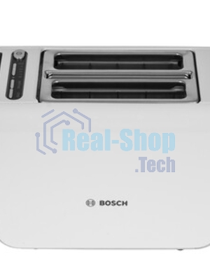 Тостер Bosch TAT8611N белый, 860 Вт, 2 слота