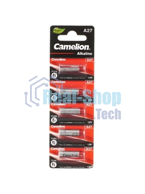 Батарейка Camelion LR27A BL-5 Mercury Free (A27-BP5, 12В) (5шт. в уп-ке)