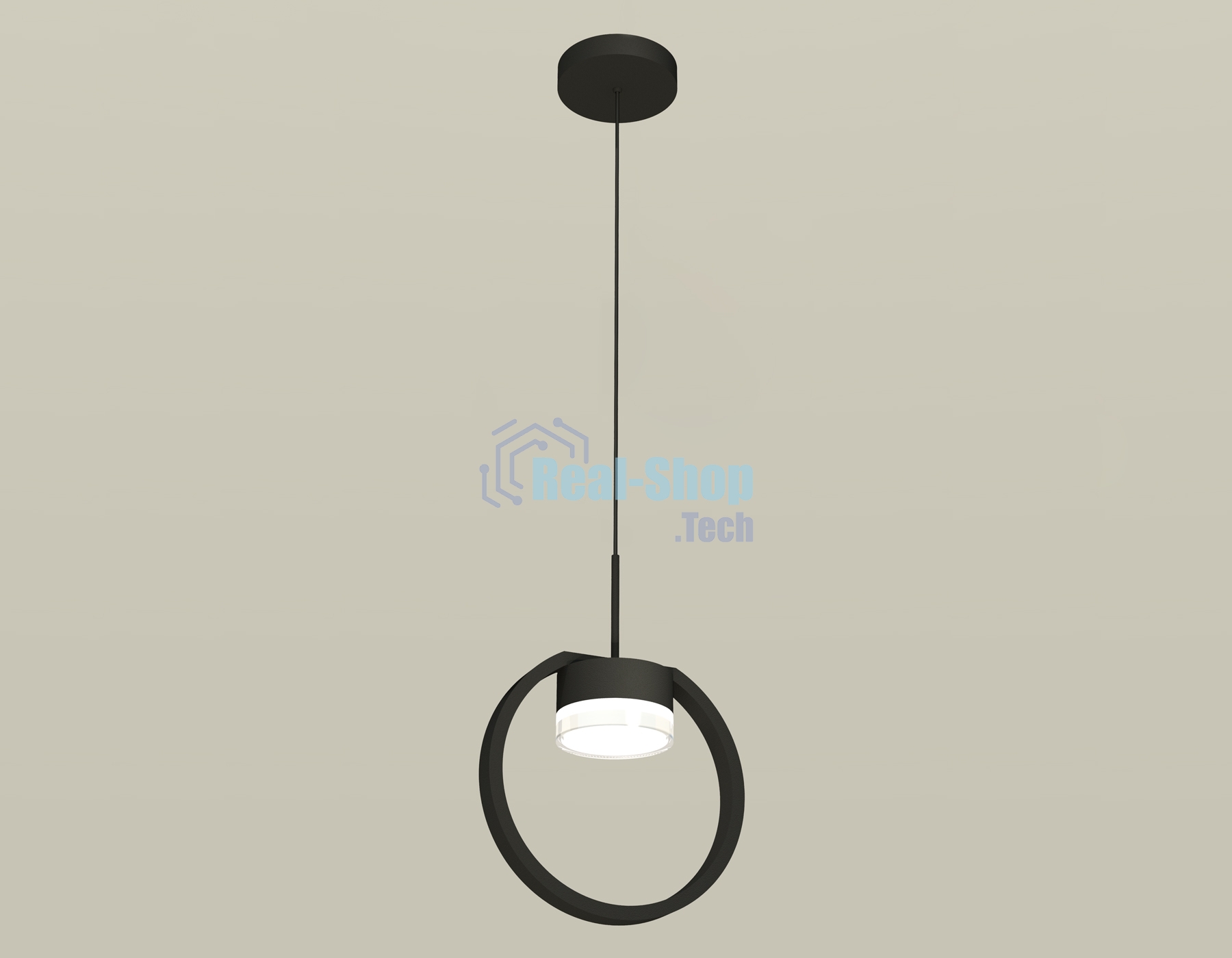 Светильник Ambrella light XB9102154 SBK/FR/CL черный песок/белый матовый/прозрачный GX53 (C9102, N8399)