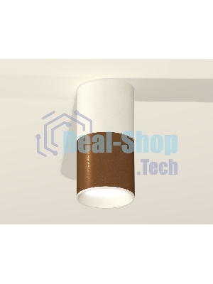 Светильник Ambrella Light XS6304060 SCF/SWH кофе песок/белый песок MR16 GU5.3  (C6304, C6301, A2010, N6101)