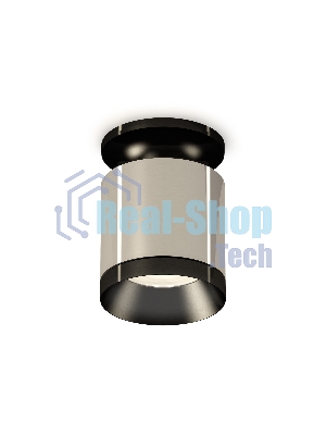 Светильник Ambrella Light XS7405022 PSL/PBK серебро полированное/черный полированный MR16 GU5.3 (N7926, C7405, N7031)