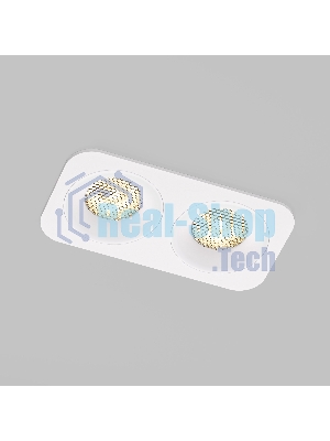 15277/LED / Светильник встраиваемый 20W 3000K белый IP44