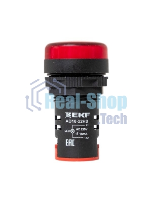 Матрица светодиодная AD16-22HS крас. EKF ledm-ad16-r
