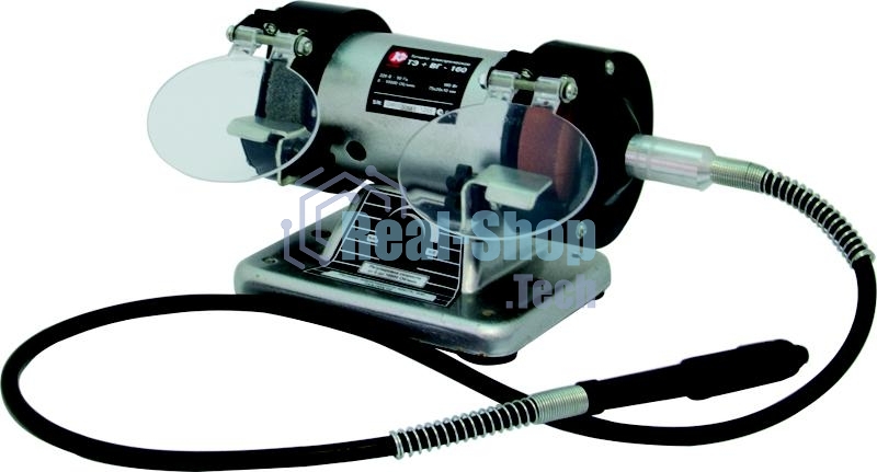 Точило КАЛИБР ТЭ+ВГ-160 160Вт с гибким валом