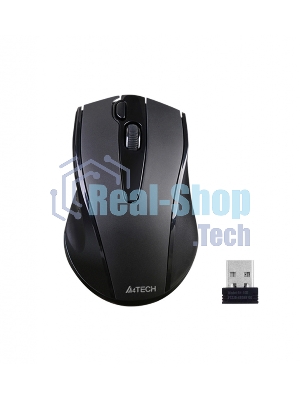 Мышь беспроводная A4Tech G9-500FS черный, 1200 dpi, радиоканал, USB, кнопки - 4