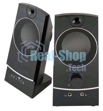 Акустическая система Oklick OK-118 2.0 черный 4Вт